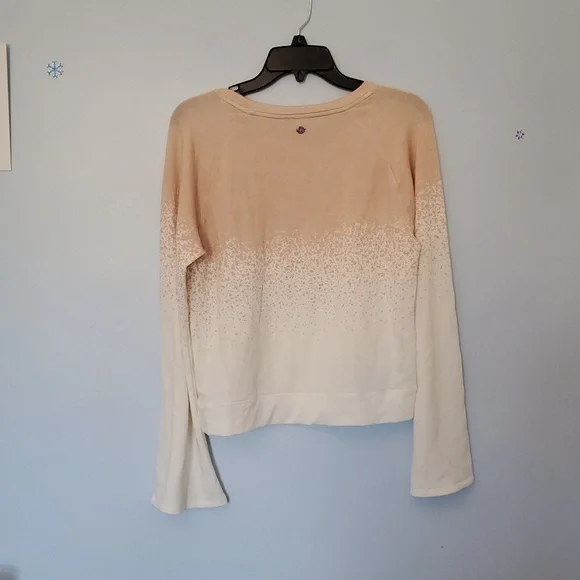 Calia by Carrie Pink and White Ombre Shirt, Size S - Picture 3 of 8